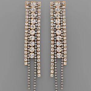 Crystal Fringe Earrings